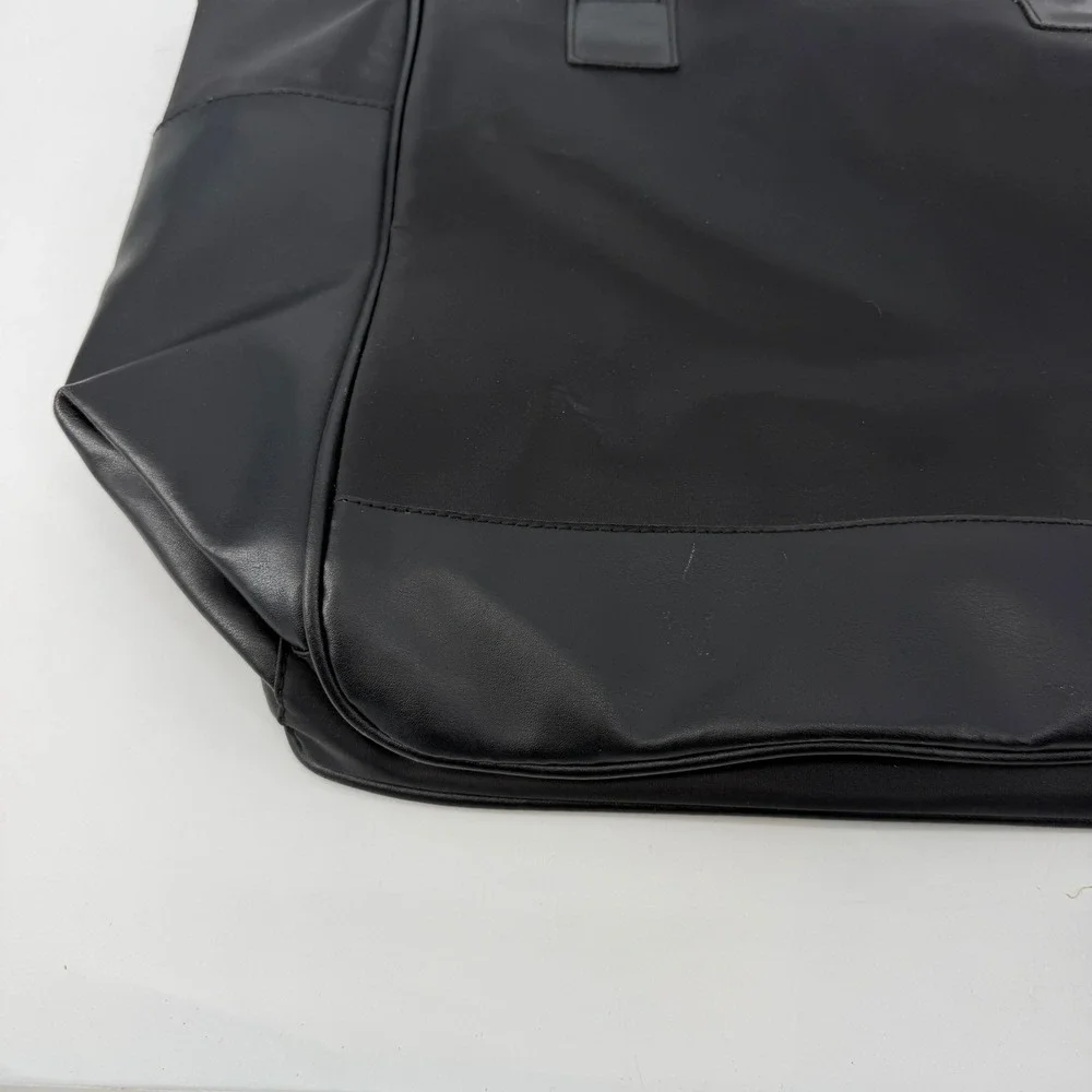 Chanel Beaute Black Nylon Tote Bag VIP Gift Large Shoulder Bag Travel Carryall
